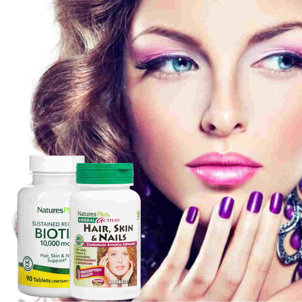 Natures Plus вітаміни мінерали харчові добавки для волосся шкіри нігтей